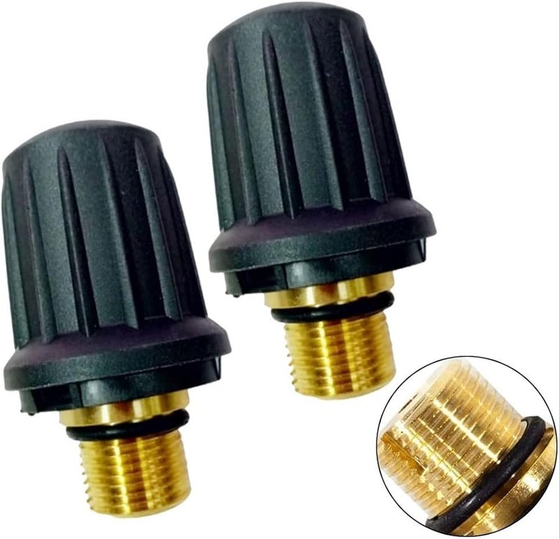 Fit For Karcher Steam Cleaner Safety Valve Cap 4 590 105 0 2 PACK Compatible With SC1 SC2 SC3 Models Black O Ring No Tools Required Installation - Image 2